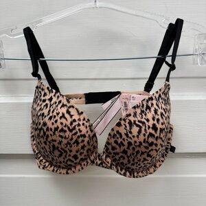 Push Up Bra Victoria’s Secret Womens 32C Leopard Print NWT